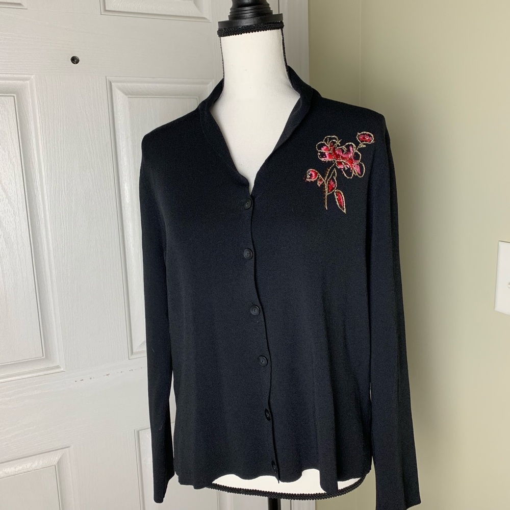 EMMA JAMES embroidered sweater
